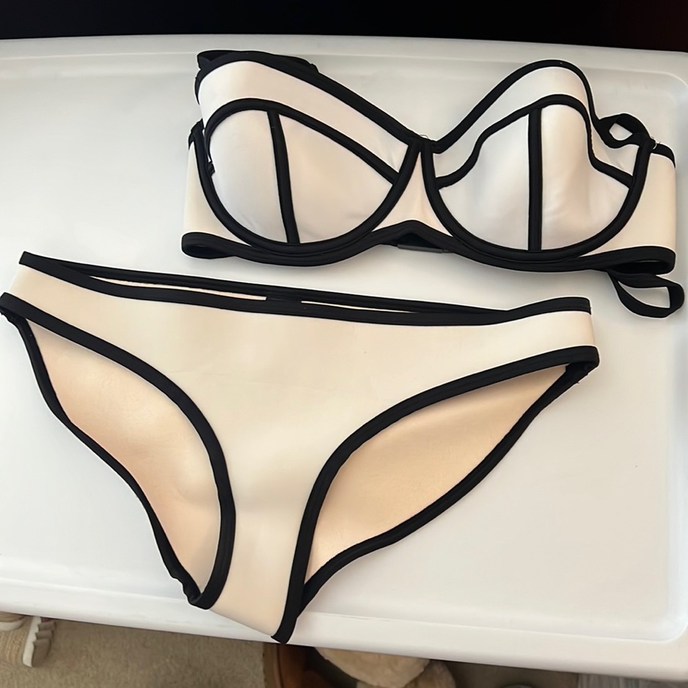 Triangl White Swimsuit